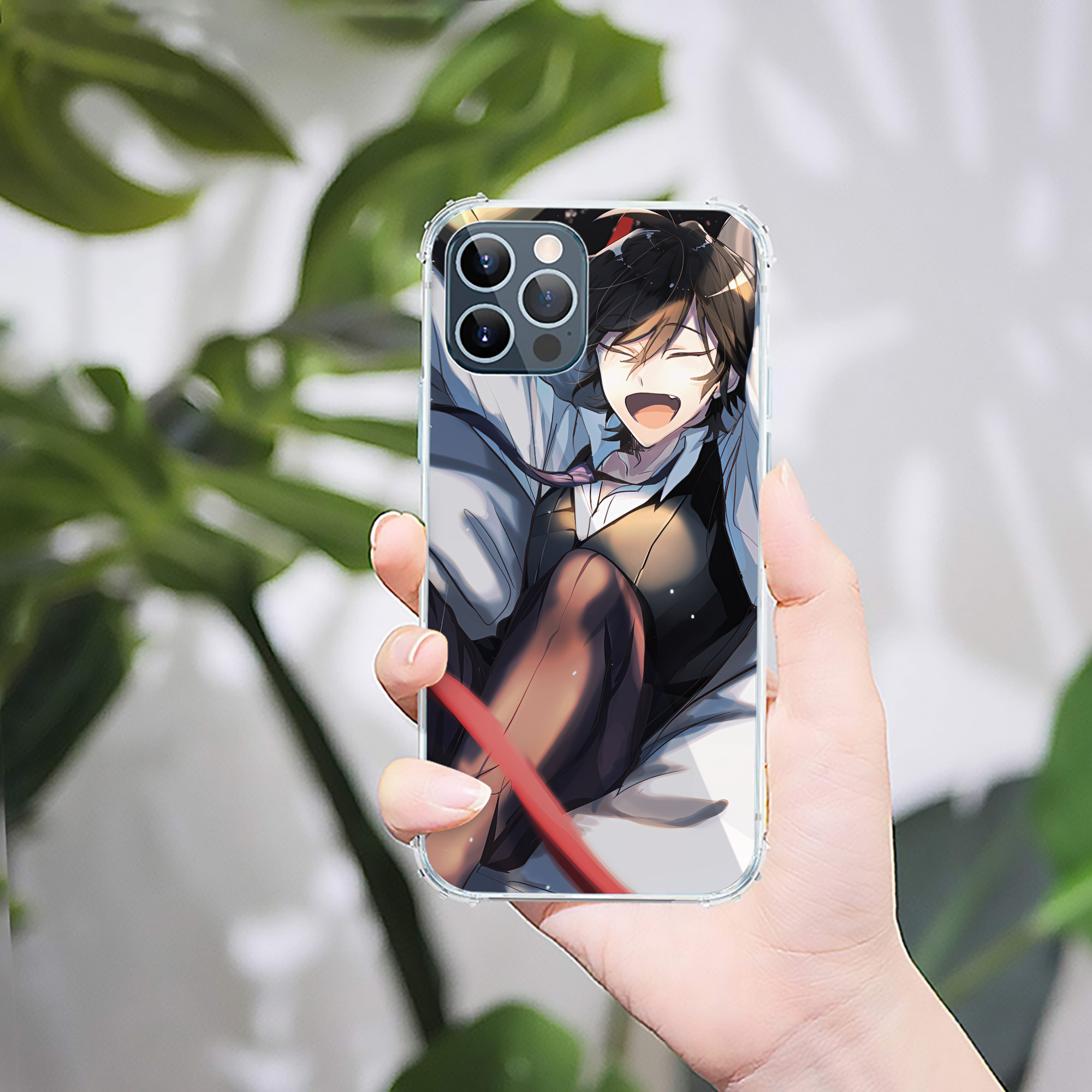 （画像用） 文豪ストレイドッグス Bungo Stray Dogs 【iPhone 12シリーズ対応】透明スマホケース（クリアソフトケース）
